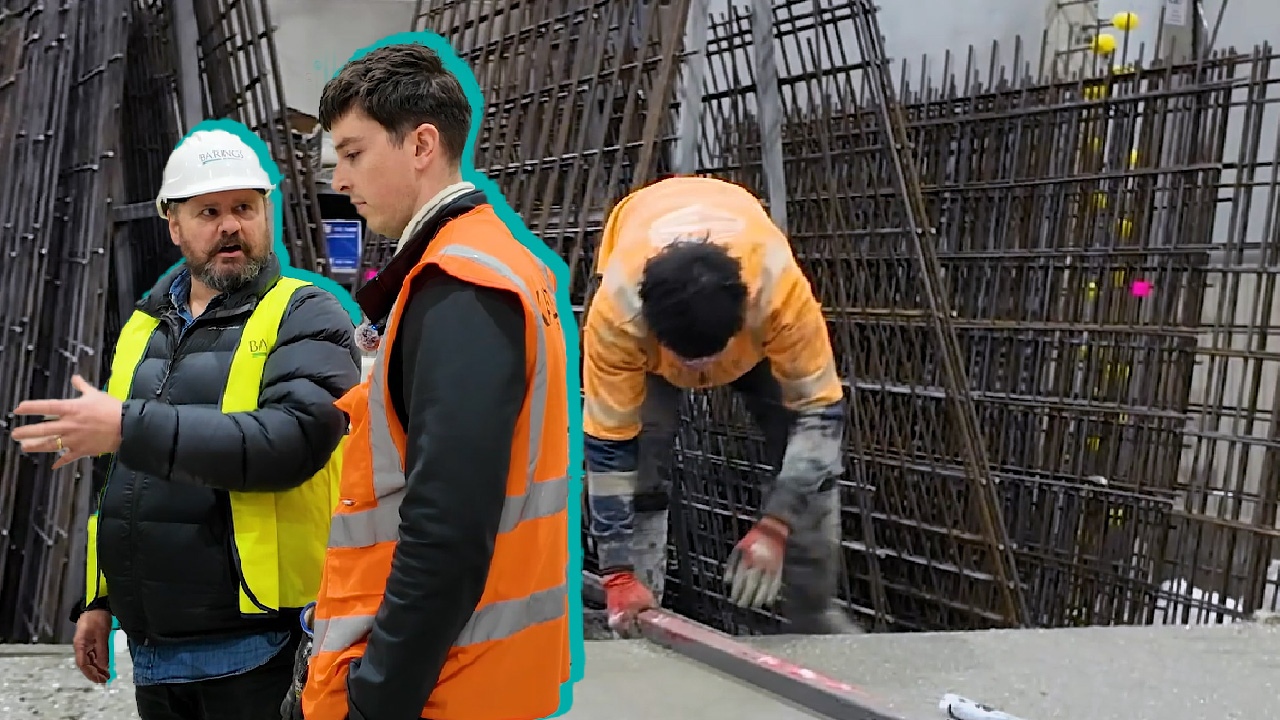 Precast Panels Factory Visit | High Street Preston BTR