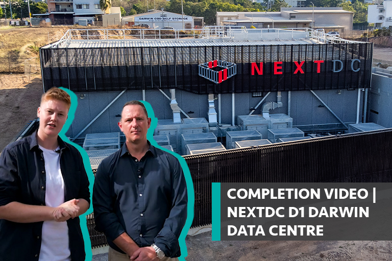 Join us for a guided tour of the NEXTDC D1 Darwin Data Centre. This industrial construction project is our inaugural interstate project.