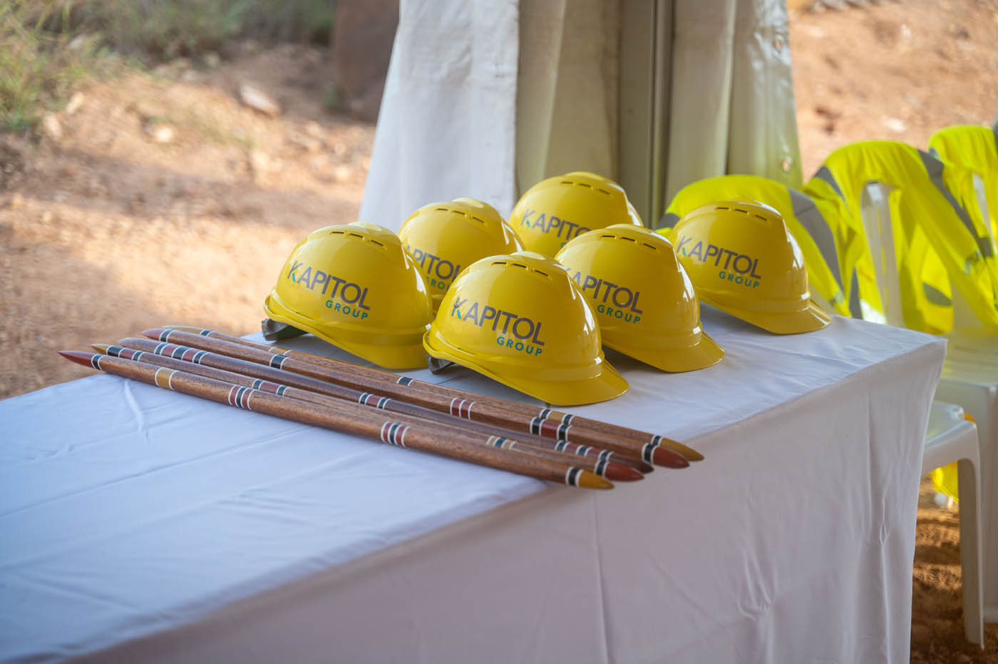 Hard hats and digging sticks