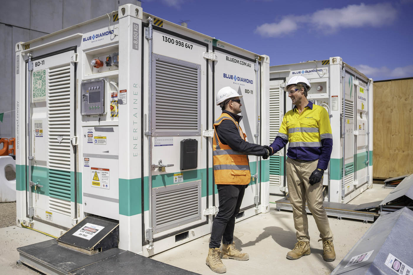 AMPD Enertainer trial at MEL05 data centre